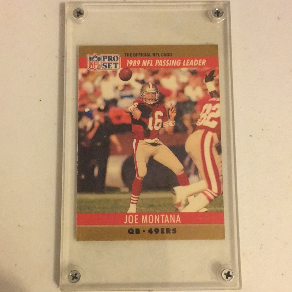 Joe Montana NFL Pro Set Card